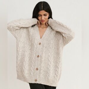SOLD Jenni Kayne Cable Cocoon Cardigan
